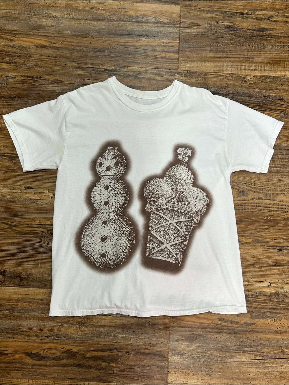 Gucci Mane vs. Young Jeezy Cactus Jack 2020 rap tee white Travis Scott M